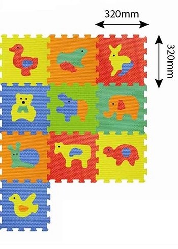 Renkli Bebek Oyun Matı - Görsel 3