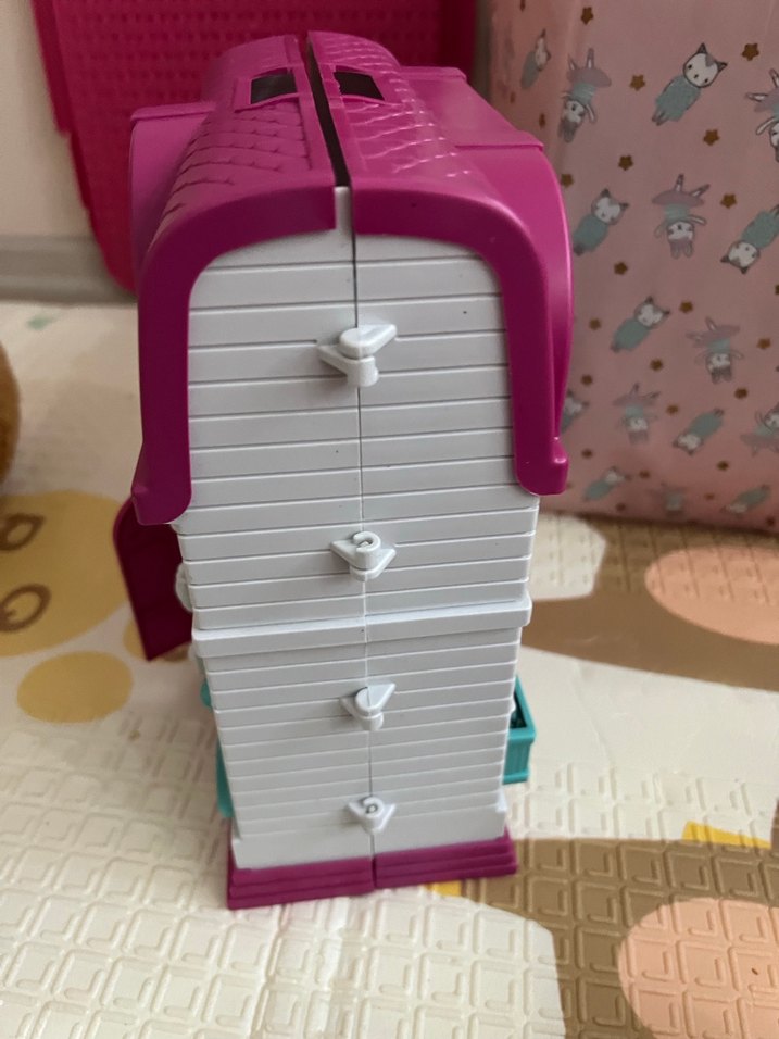 Pastel Pembe barbie Oyuncak Ev - Görsel 3