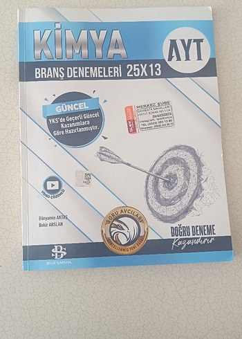 AYT Kimya Branş Denemeleri 25x13
