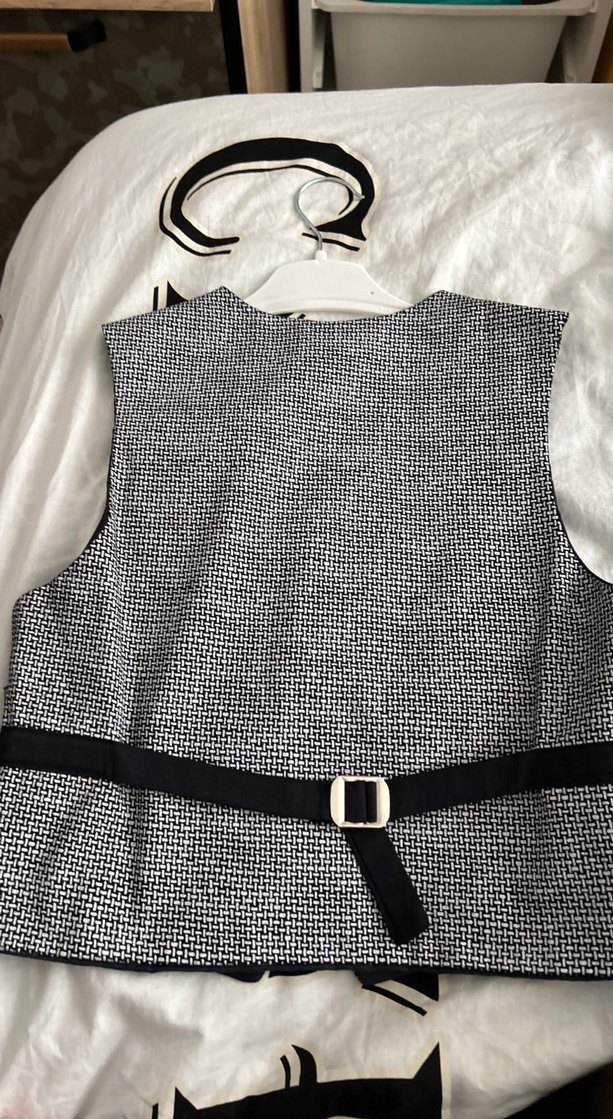 Gri Erkek Çocuk Düğmeli Yelek - Görsel 2