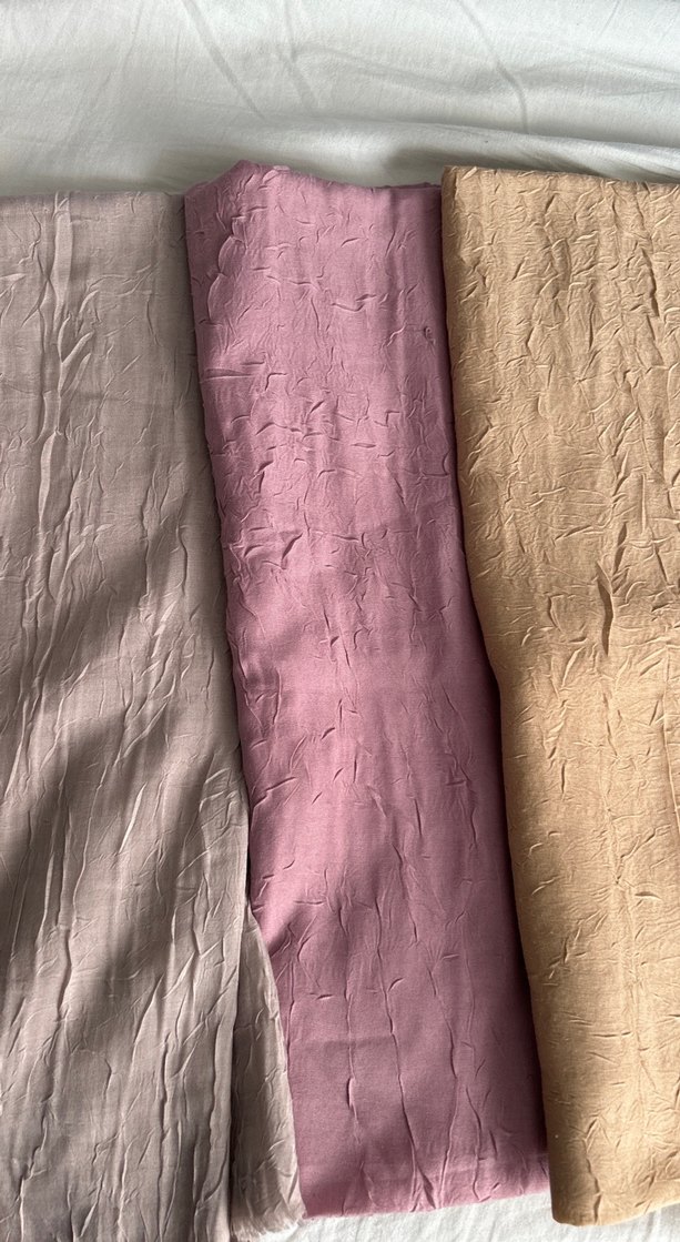 Bej Keten Bohem Kadın Şal - Görsel 2