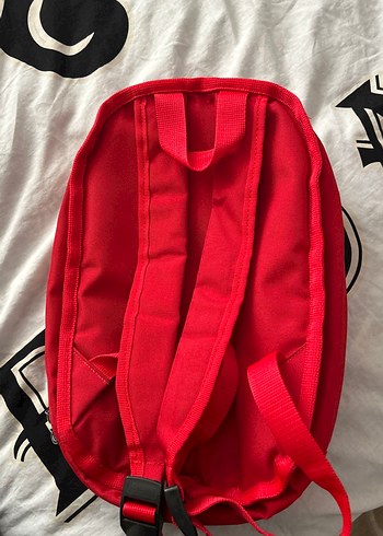 Kırmızı Çocuk Okul Çantası - Araba Desenli - Görsel 2