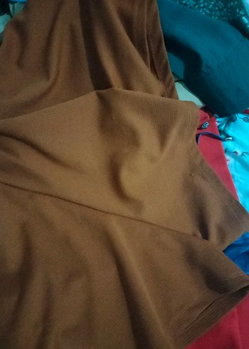 Kahverengi Askılı mini Tulum - Görsel 3