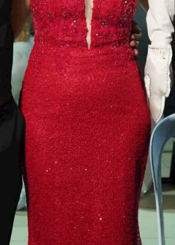 Kırmızı el işlemesi ithal kınalık - Görsel 3