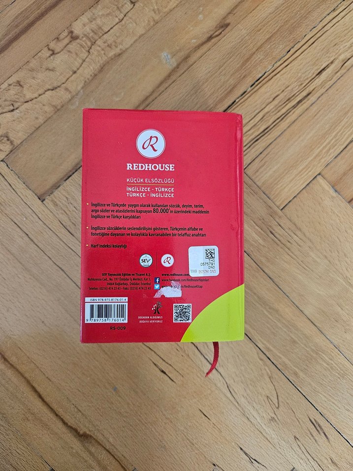 Redhouse İngilizce-Türkçe Küçük El Sözlüğü - Görsel 4