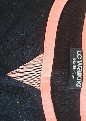 Kız Çocuk Siyah Baskılı Sweatshirt - Görsel 3