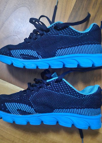 Mavi Örgü erkek/kiz cocuk Spor Ayakkabısı - Görsel 3