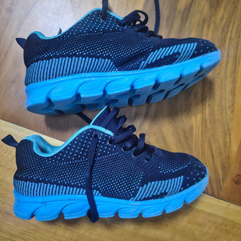 Mavi Örgü erkek/kiz cocuk Spor Ayakkabısı - Görsel 2