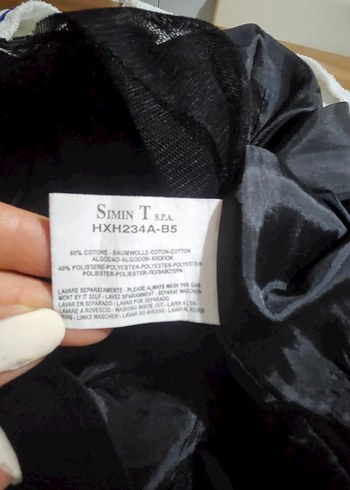 Kız Çocuk Siyah kadife jile Elbise - Görsel 6