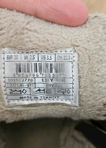 Kız Çocuk Siyah Yılan Desenli Tokalı Bot - Görsel 6