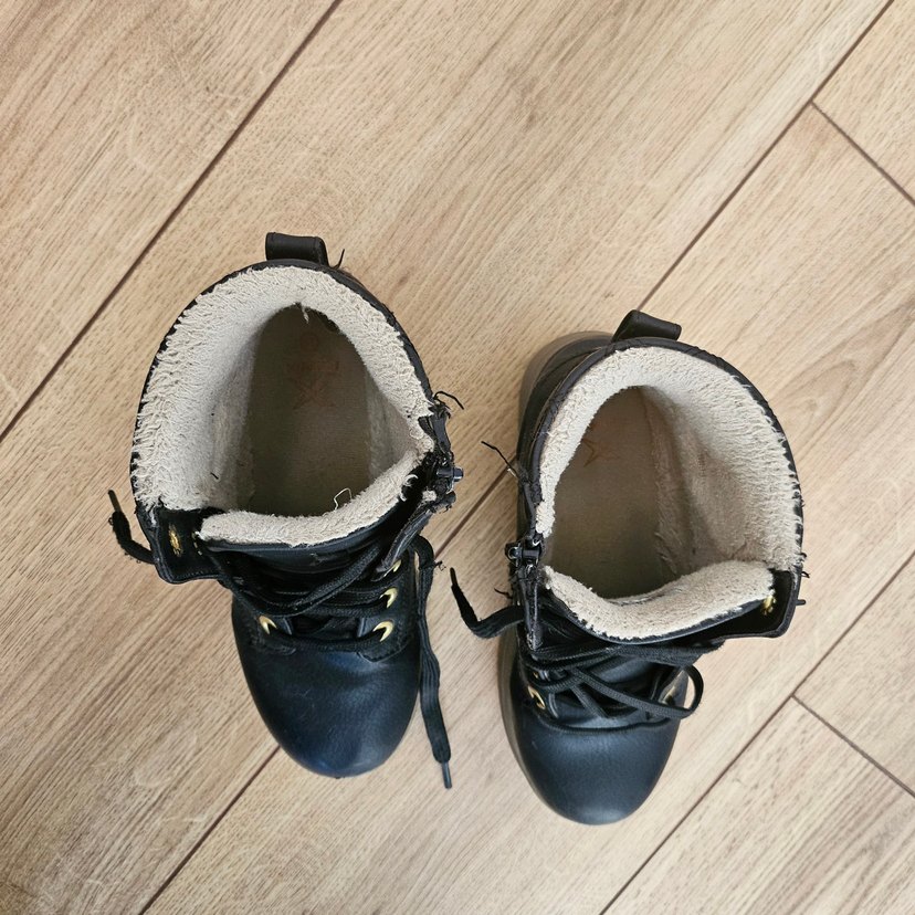 Kız Çocuk Siyah Yılan Desenli Tokalı Bot - Görsel 4