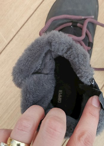 Siyah Kürklü Erkek Çocuk Lastik Bot - Görsel 4