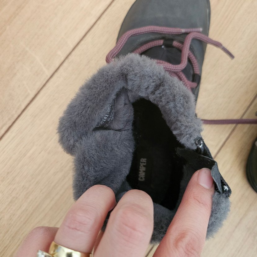 Siyah Kürklü Erkek Çocuk Lastik Bot - Görsel 4