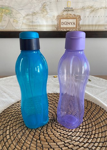 Tupperware marka Su Şişeleri 2'li Set