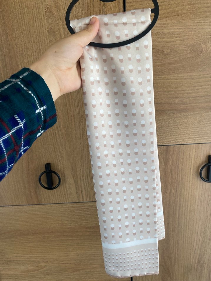 Bej Desenli Modern Perde - Görsel 2