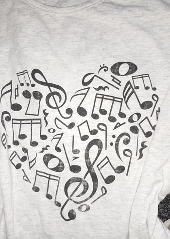 Gri Baskılı Hamile Tişörtü, Kısa Kollu, Salaş - Görsel 4