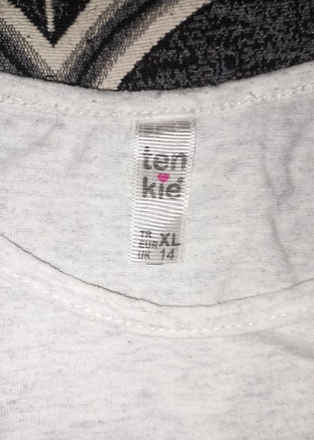 Gri Baskılı Hamile Tişörtü, Kısa Kollu, Salaş - Görsel 2