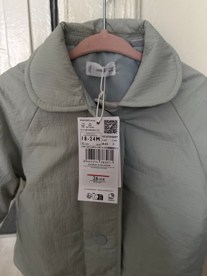 MANGO Baby Kapitone Mini Kaban - Görsel 2