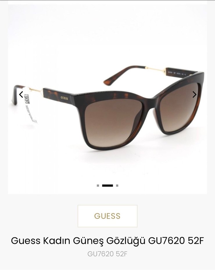 Guess Kadın Klasik Kırmızı Gözlük - Görsel 5