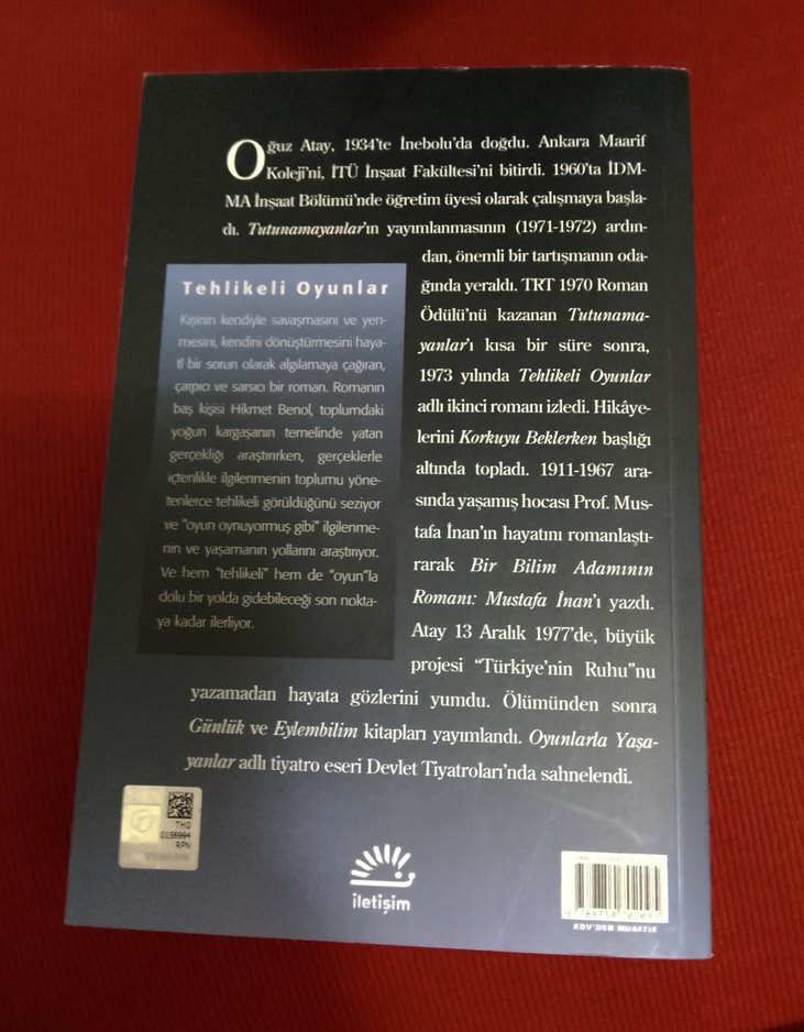 Tehlikeli Oyunlar - Oğuz Atay - Görsel 2