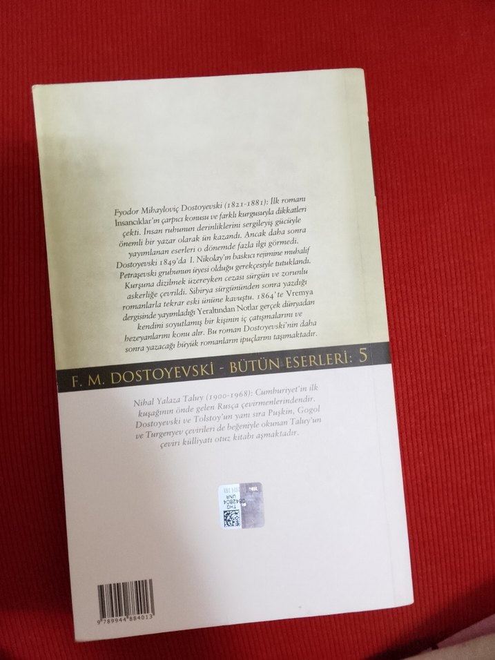 Yeraltından Notlar - Fyodor Dostoyevski - Görsel 2