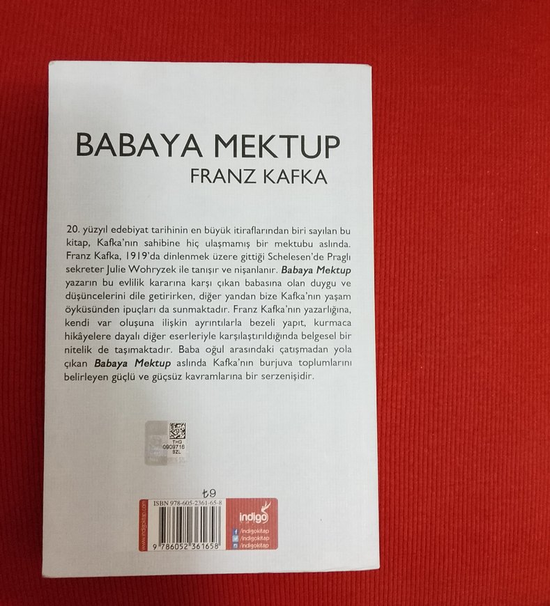 Babaya Mektup - Franz Kafka - Görsel 2