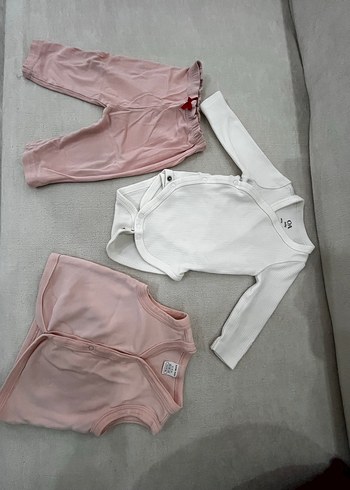 Pembe Uzun Kollu Bebek Body