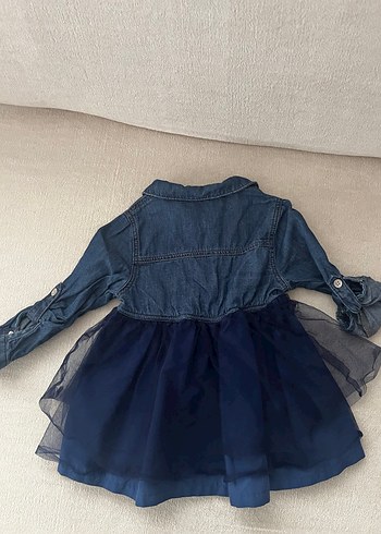 LC Waikiki Kız Çocuk Lacivert Denim Elbise