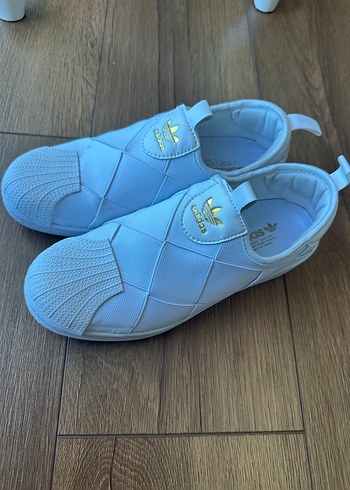 Adidas Kadın Beyaz Adidas Elastik Spor Ayakkabı