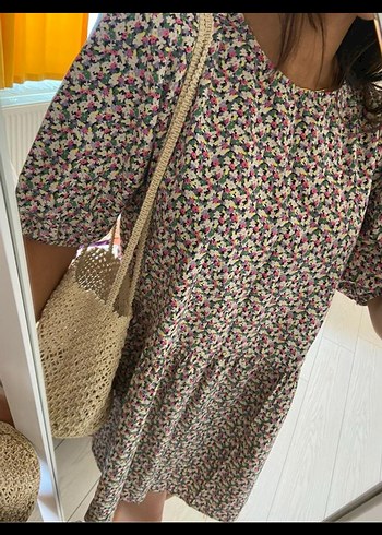 Bohem Çok Renkli m beden elbise - Görsel 2