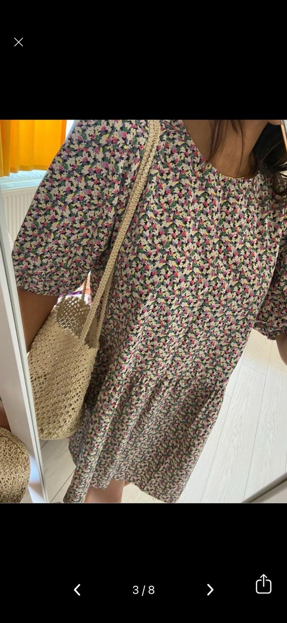 Bohem Çok Renkli m beden elbise - Görsel 2