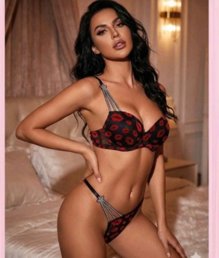 Taşlı Detaylı Sütyen Külot Takım - Görsel 3