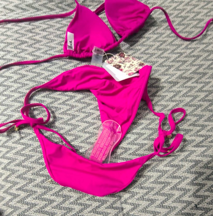 adL Pembe İpli Bikini Takımı - Görsel 2