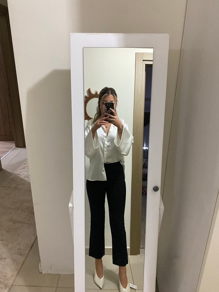 Zara siyah pantolon - Görsel 4