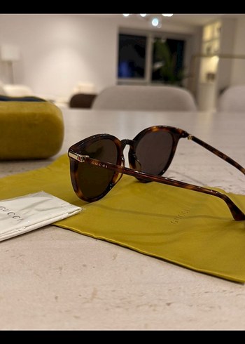 Gucci Kahverengi Kadın Gözlüğü - Görsel 5