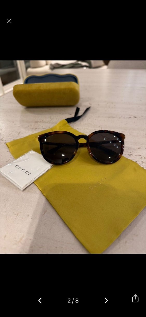 Gucci Kahverengi Kadın Gözlüğü - Görsel 2