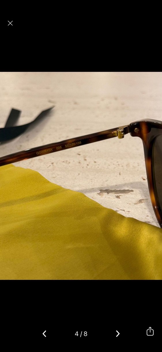 Gucci Kahverengi Kadın Gözlüğü - Görsel 4