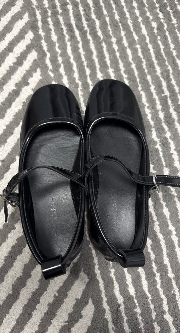 Tokalı Siyah Kız Çocuk Babet - Görsel 4