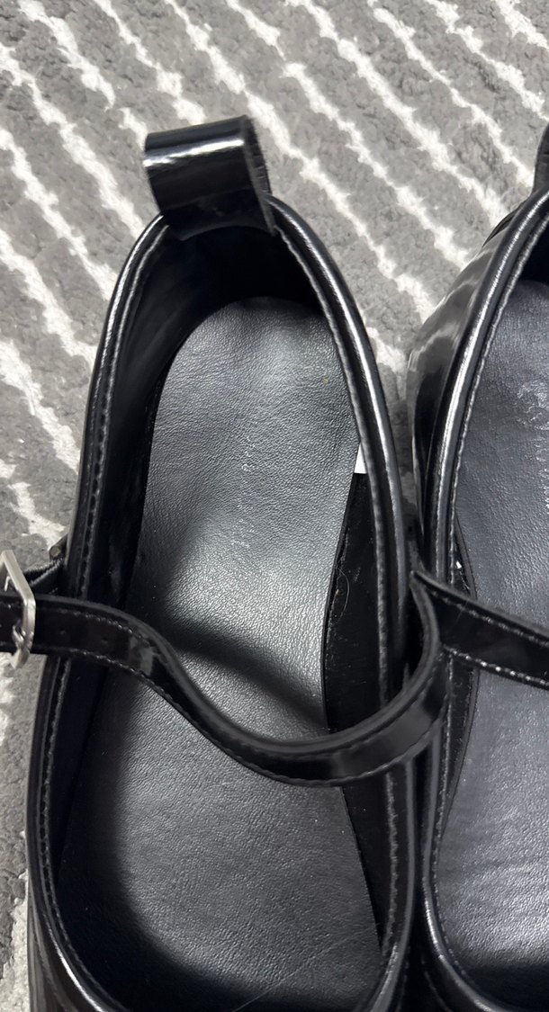 Tokalı Siyah Kız Çocuk Babet - Görsel 2