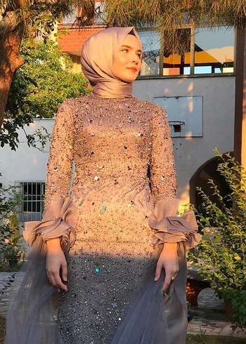 Füme Abiye Elbise