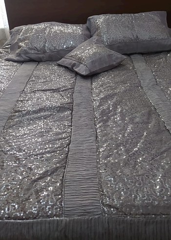 Gri Yatak Örtüsü - Görsel 8