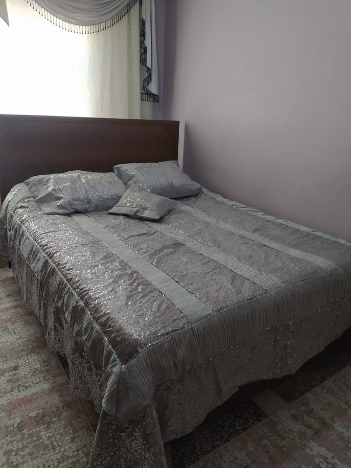 Gri Yatak Örtüsü - Görsel 5