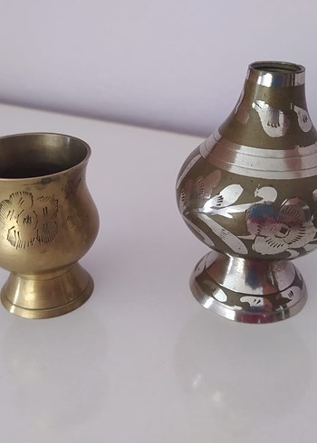 Parlak Altın Renkli Minimal Vazo - Görsel 3