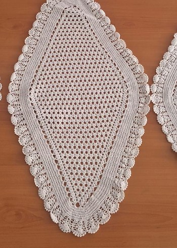 El Yapımı Örgü Konsol Örtüsü - Görsel 4