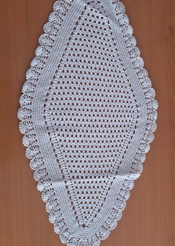 El Yapımı Örgü Konsol Örtüsü - Görsel 6