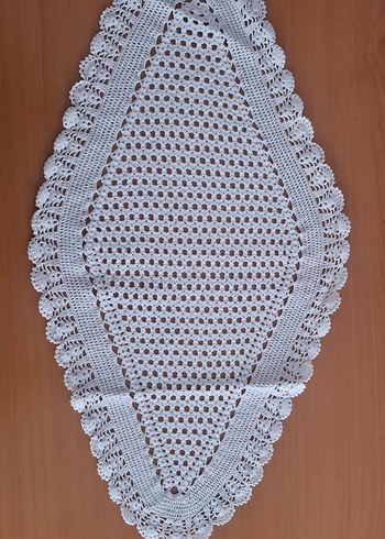 El Yapımı Örgü Konsol Örtüsü - Görsel 7