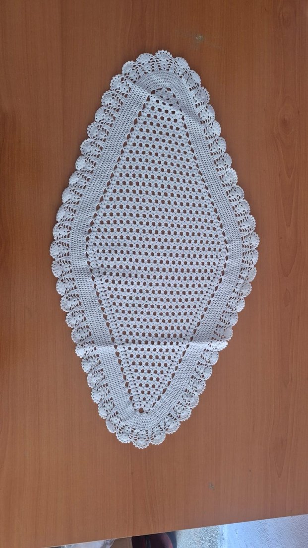 El Yapımı Örgü Konsol Örtüsü - Görsel 5