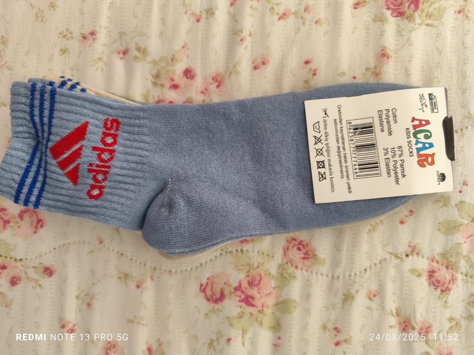 Pastel Renkli Çoklu Çocuk Çorap - Görsel 4