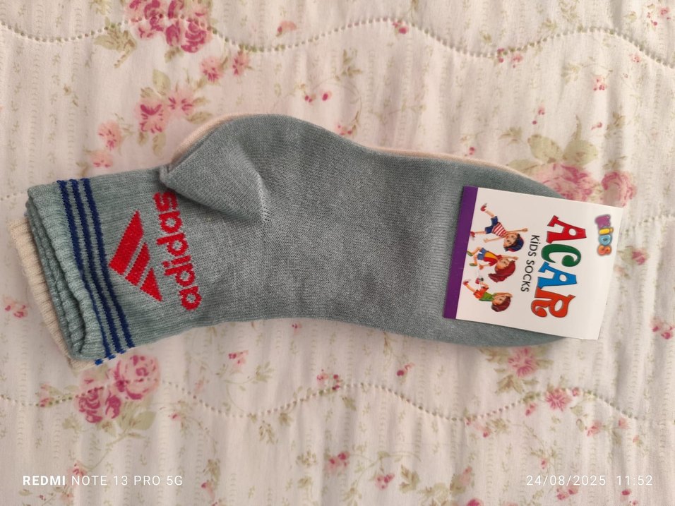 Pastel Renkli Çoklu Çocuk Çorap - Görsel 2