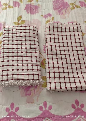 Bordo Kareli Koltuk Örtüsü - Görsel 2